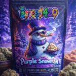 Purple Snowman