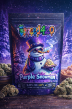 Purple Snowman