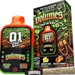 Volumes Melon Dew and Peach Rangz 2G Dual Disposable