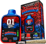 Volumes Red Gummy and Berry Dope 2G Dual Disposable